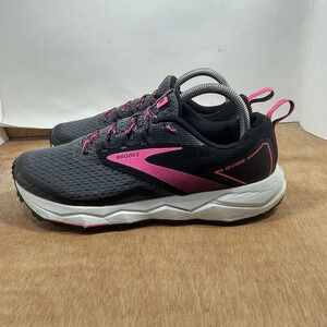 Brooks Divide 2 Women Size 9 Trail Running Shoes Black Pink